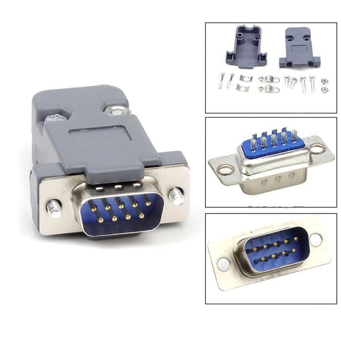 Đầu nối hàn DB9 RS232 