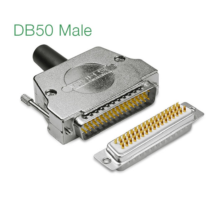 Đầu nối DB50 mạ vàng, chân hàn