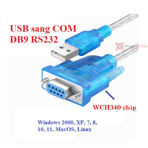 Cáp chuyển USB sang RS232 DB9