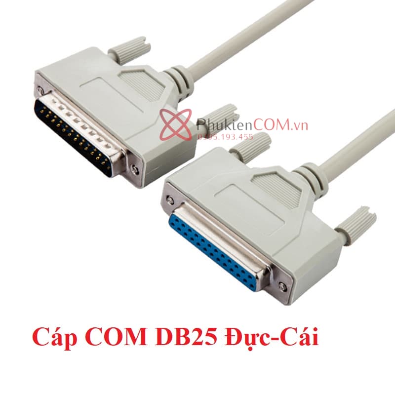 Dây cáp DB25, DB15 VGA male to Female cho máy CNC công nghiệp